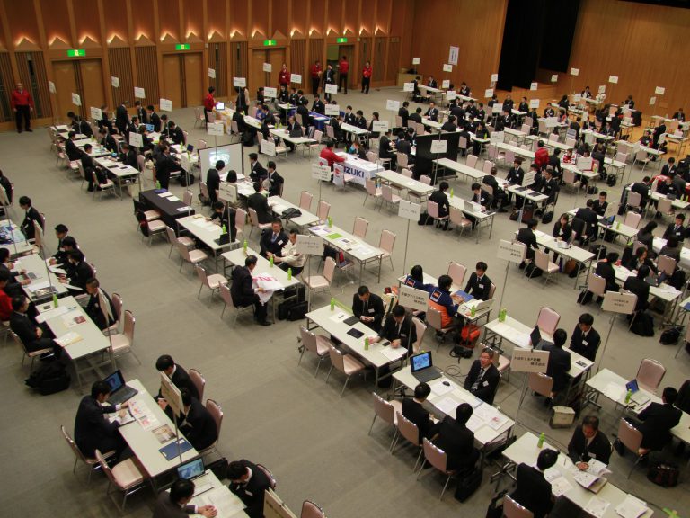 合同企業説明会の様子