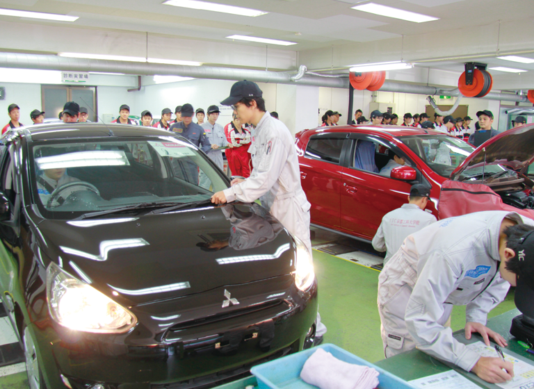 技術コンクール指導実習(校内技術大会)